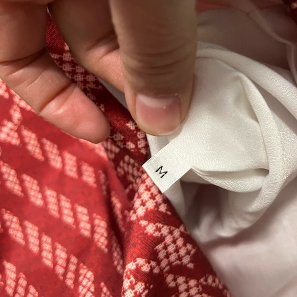 Essentiel  Antwerp Red Patterned Dress Sz. M - Picture 6 of 12